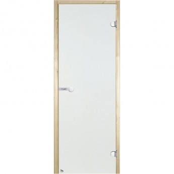 Дверь стеклянная HARVIA 7х19 коробка осина, стекло прозрачное Дверь стеклянная HARVIA 7х19 коробка осина, стекло прозрачное