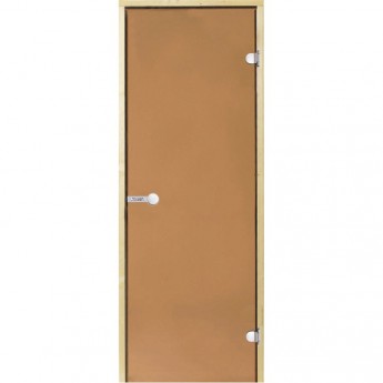 Дверь стеклянная HARVIA 8х21 коробка сосна, стекло бронза Дверь стеклянная HARVIA 8х21 коробка сосна, стекло бронза