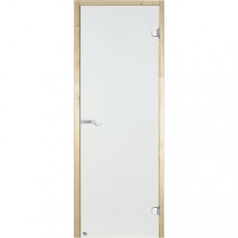 Дверь стеклянная HARVIA 8х21 (коробка сосна, стекло прозрачное) Дверь стеклянная HARVIA 8х21 (коробка сосна, стекло прозрачное)