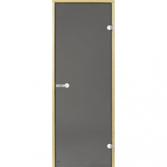 Дверь стеклянная HARVIA 8х21 коробка сосна, стекло серое Дверь стеклянная HARVIA 8х21 коробка сосна, стекло серое