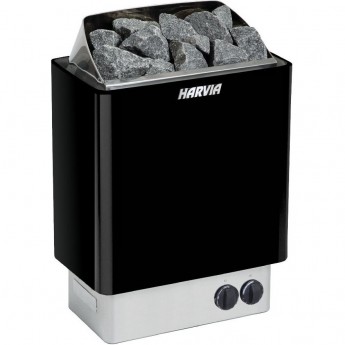 Печь для сауны HARVIA TRENDI KIP90T Black, со встроенным пультом Печь для сауны HARVIA TRENDI KIP90T Black, со встроенным пультом